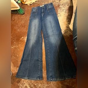 Rock and roll flare jeans